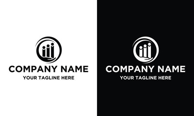 Economy finance chart bar business productivity logo icon