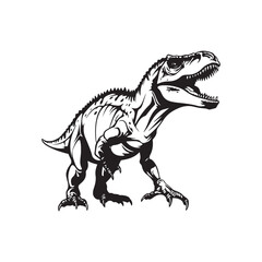 T rex dinosaur image Vector