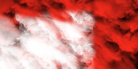 Naklejka na ściany i meble Red White vector illustration,fog and smoke.transparent smoke dramatic smoke,background of smoke vape smoky illustration.texture overlays misty fog.brush effect reflection of neon isolated cloud. 