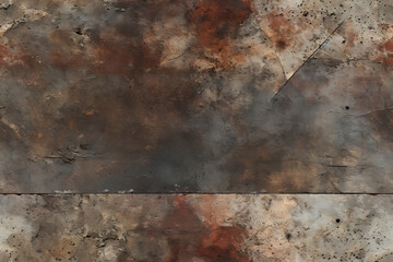 Textured Dark Rusty Metal Surface