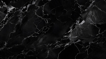 black marble background. black Portoro marble wallpaper and counter tops. black marble floor and wall tile. black travertino marble texture. natural granite stone marble texture. generative AI.