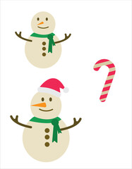 Merry christmas vector illustration. New year, merry christmas icon set, christmas pattern