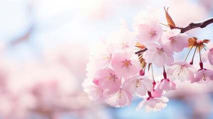 Cherry blossom Sakura, japan. - obrazy, fototapety, plakaty