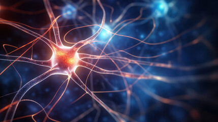 Graphics neuron of human nervous system.