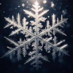 snowflakes dance in winter air creating intricate patterns of frozen beauty