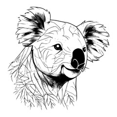 koala vector illustration
