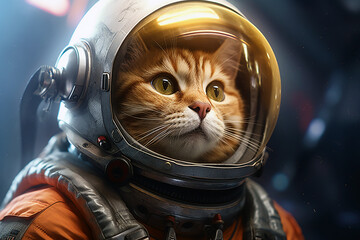 Astronaut Katze
