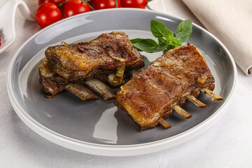 Roasted Lamb ribs with spices