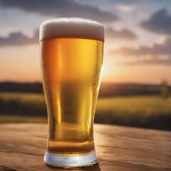 Fresh Beer Background Very Cool