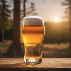 Fresh Beer Background Very Cool