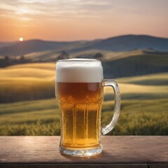 Fresh Beer Background Very Cool