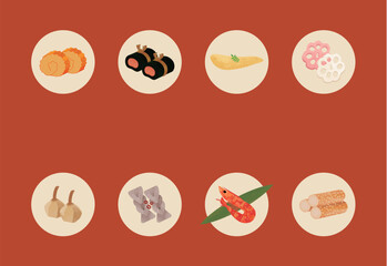 年賀状 新年 デザイン テンプレート おせち 正月
