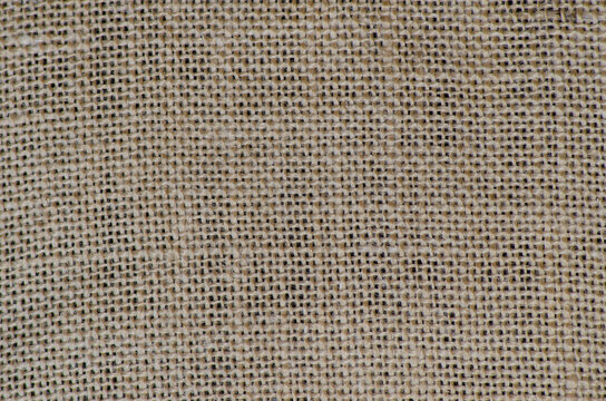 brown burlap fabric texture and background with cloth tablecloth