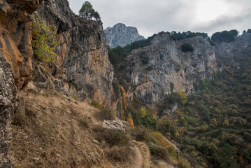 La Malena Waterfall, In the Natural Park of Cazorla, Segura y las Villas, province of Jaen, Andalusia, Spain