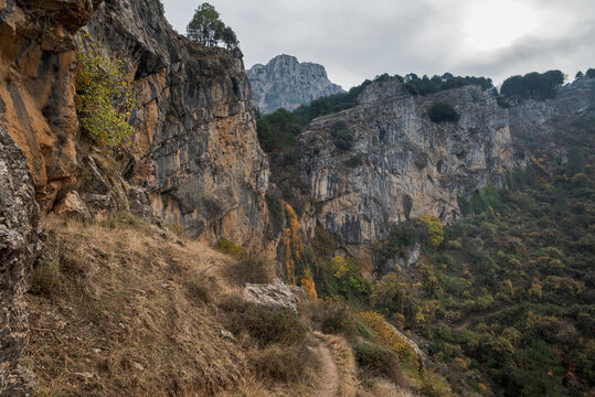 La Malena Waterfall, In the Natural Park of Cazorla, Segura y las Villas, province of Jaen, Andalusia, Spain