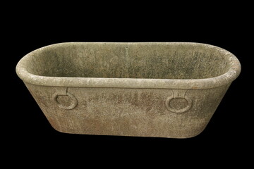 Old plaster sculptures and bas-reliefs, wall texture and patterns. Elements of architectural decorations of buildings. On the streets in Istanbul, public places.