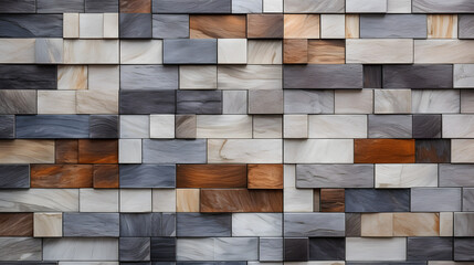 exterior wall elevation tiles design texture marble. generative AI.