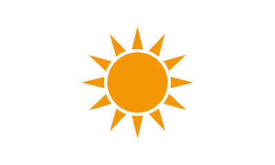 SUN LOGO DESIGN ICON VECTOR	
