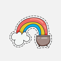 cute rainbow icon