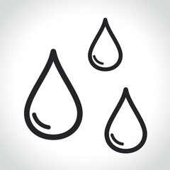 water or liquid drop icon