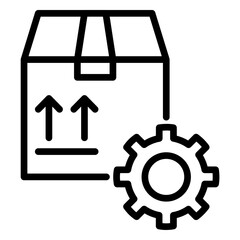 delivery fast line icons