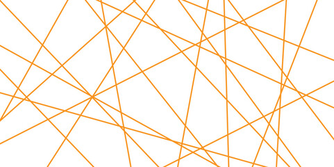 Obraz premium Abstract luxury gold geometric random chaotic lines with many squares and triangles shape on white background. 