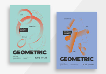 Minimal Geometric Posters Layout