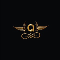 creative golden latter logo design 
Q logo, Q icon, Q letter, Q vector, technology, business, art, symbol, set, idea, creative, collection, education, logo design, banner, computer, internet, unusual,