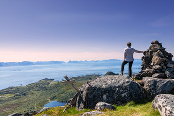 Obraz premium norwegian landscape in Lofoten