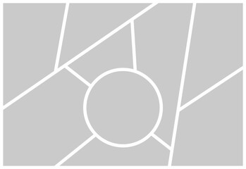 Pictures or photos frame collage and digital photo wall template