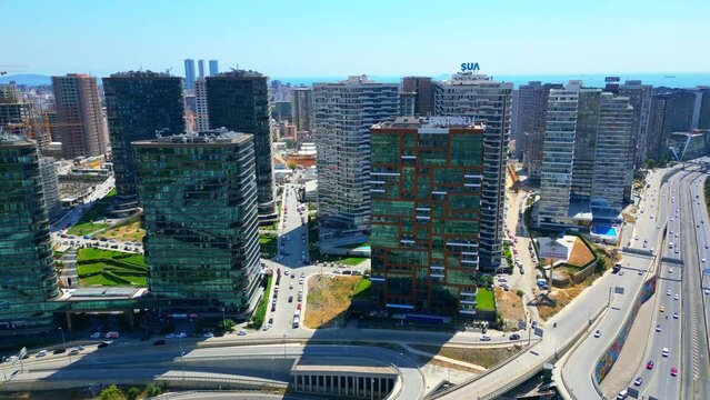 Modern buildings in Istanbul, Turkey. Kadikoy