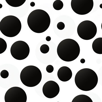 Abstract retro dotted chaotic repeat pattern, polka dot 