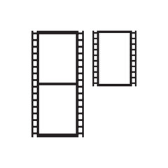 Film frame and film strip template background