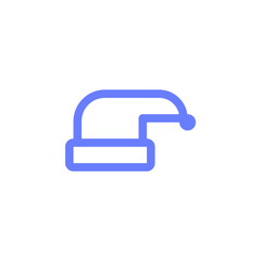 Snow hat line icon for winter season