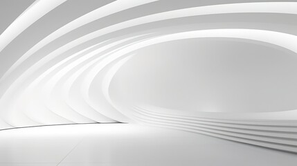 Abstract white architecture