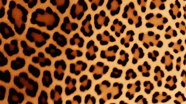 Animal print leopard text