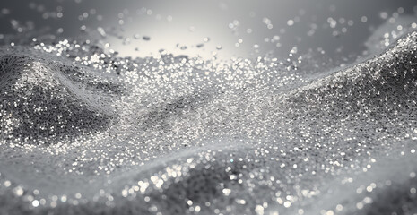 silver glitter sparkle texture background