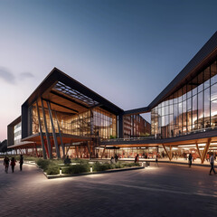 Beautiful desgined store architecture