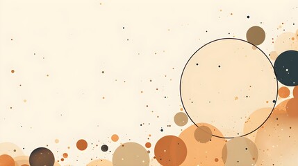 Abstract Beige stars background. Invitation and celebration card.