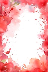 Abstract Ruby ornate background. Invitation and celebration card.