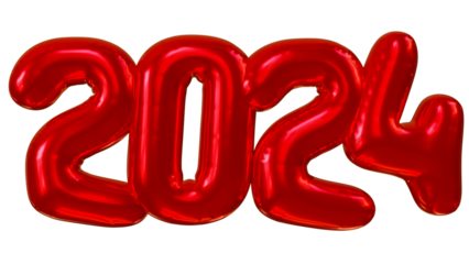 Number 2024. happy new year