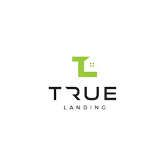 T letter based logo design for housing business, house rent, construction, restoration and real estate mortgage. 