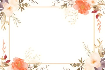 Abstract White Florals background. Invitation and celebration card.