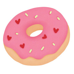 Valentine donut 