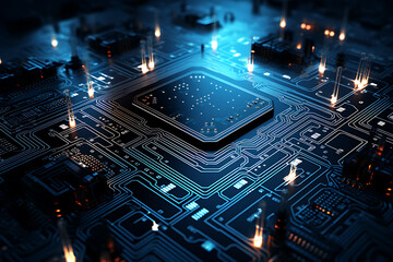 Networks and artificial intelligence technology or Chatbot Chat AI to create futuristic connectivity and global innovation to enable online access to information and information networks.