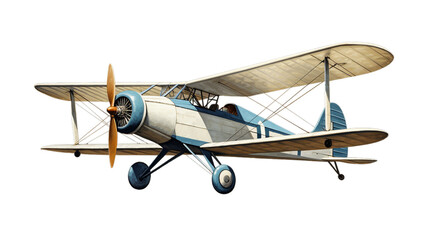 Obraz premium aeroplane isolated on transparent PNG background, Generative ai