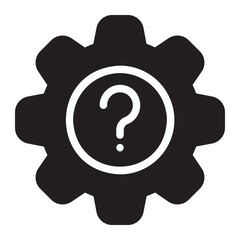 gear glyph icon