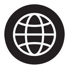 internet glyph icon