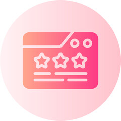 rate gradient icon