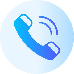 telephone gradient icon
